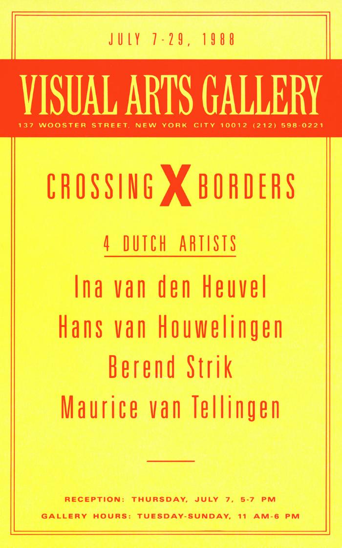Announcements and invitations depicts: Exhibition announcement