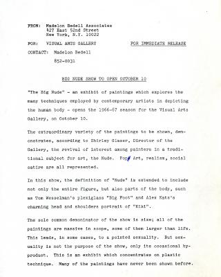 Press Releases depicts: typed press release