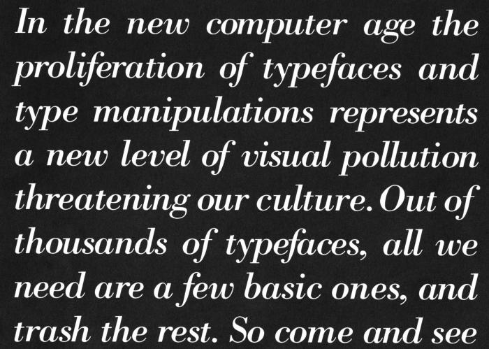 Announcements and invitations depicts: exhibition description