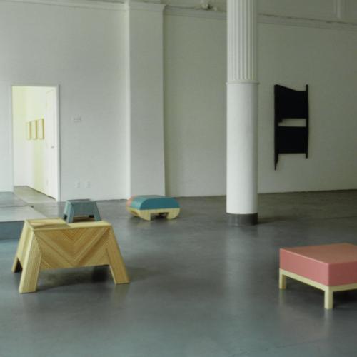 Photographic Materials depicts: artworks installed in a gallery