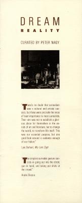 Booklet/Brochure depicts: Accordion fold exhibition brochure cover