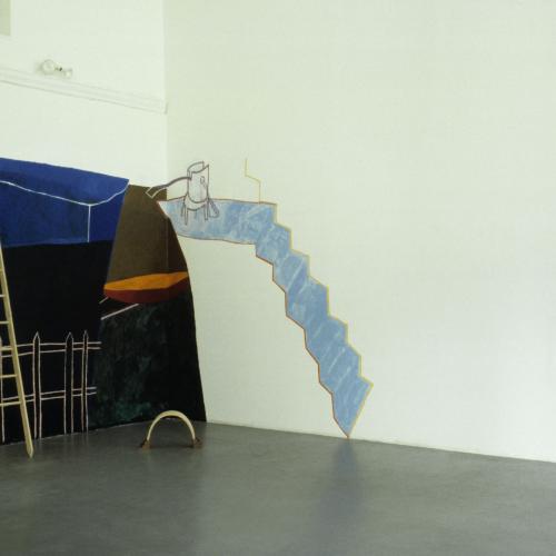 Photographic Materials depicts: artworks installed in a gallery