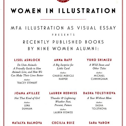 Announcements and invitations depicts: Front of announcement with exhibition details