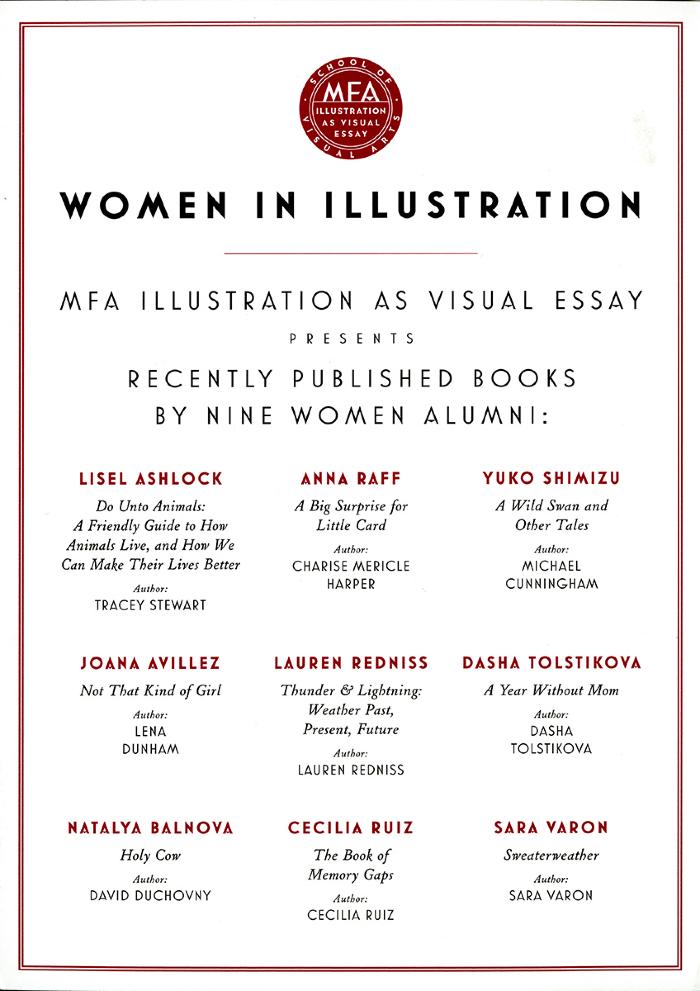 Announcements and invitations depicts: Front of announcement with exhibition details
