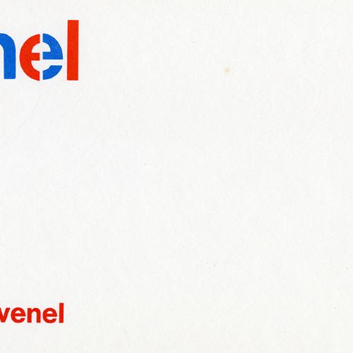 Letterheads/Stationery depicts: "Ravenel" in large letters, "Ravene" letters cut in half for different color. 