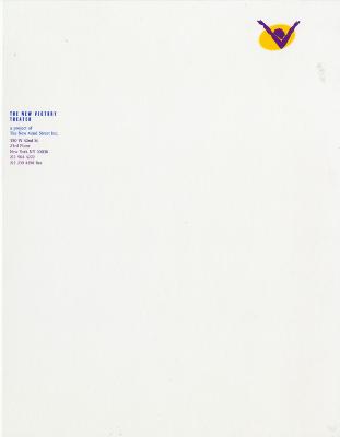 Letterheads/Stationery depicts: Silhouette of the top half of a person raising their hands up with an oval behind them. 