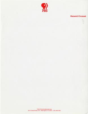 Letterheads/Stationery depicts: 3 overlapping side profiles above "PBS". 