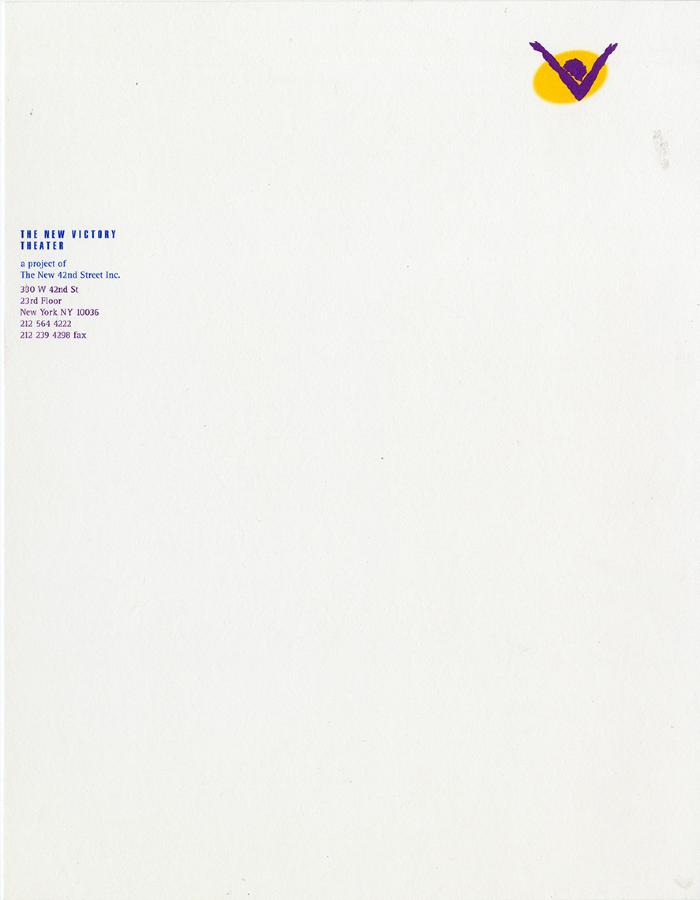 Letterheads/Stationery depicts: Silhouette of the top half of a person raising their hands up with an oval behind them. 