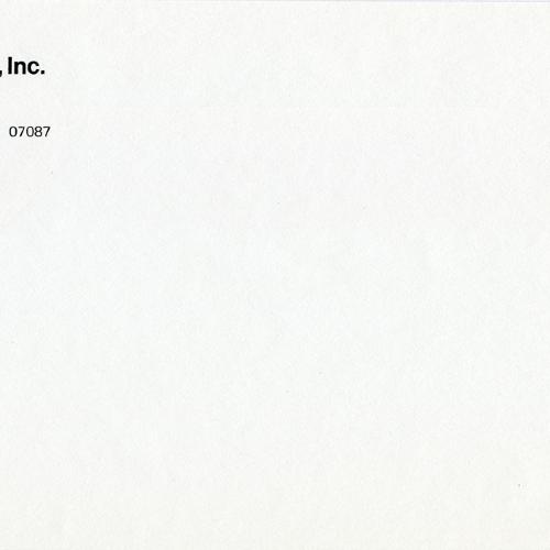 Letterheads/Stationery depicts: 2 opposite turning arrows forming an "S" with a company name and address on its right. 