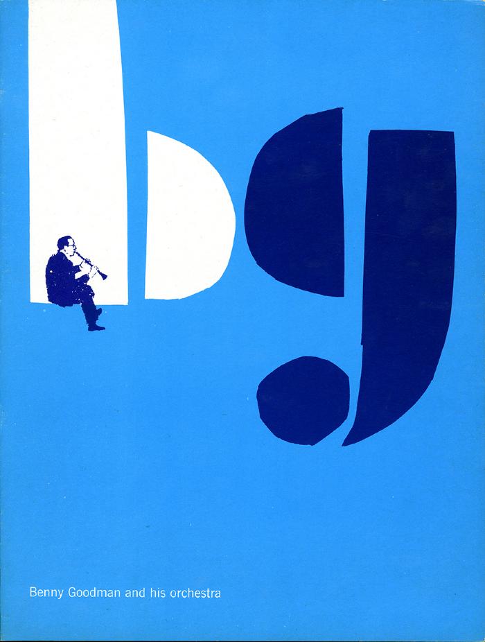 Programs depicts: "bg" in a handwritten typography, inside the "b" is an illustration of a man sitting playing the flute 