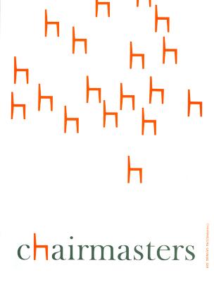 Digital Files depicts: Minimalist illustrations of many orange chairs seen from the side