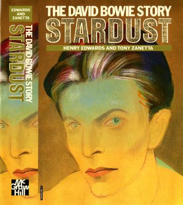 Book Covers depicts: Color pencil drawing of David Bowie's face.