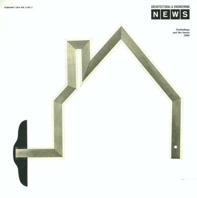 Serial Publications depicts: T-square bent into the shape of the outline of a house
