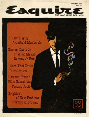 Serial Publications depicts: man in suit and bowler hat holding a cigarette with colorful smoke plumes