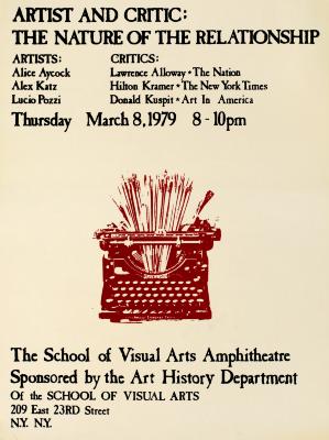 Posters depicts: typewriter with paintbrushes coming out of the top