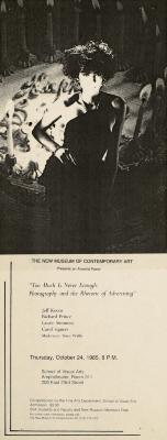 Posters depicts: photograph of a woman in front of a giant birthday cake with candles, below which is the event information