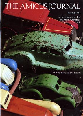 Serial Publications depicts: Birds eye view of a close up of various old and rusted toy cars. 