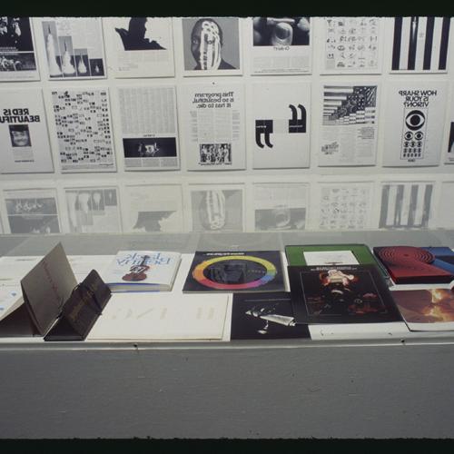 Photographic Materials depicts: artworks installed in gallery
