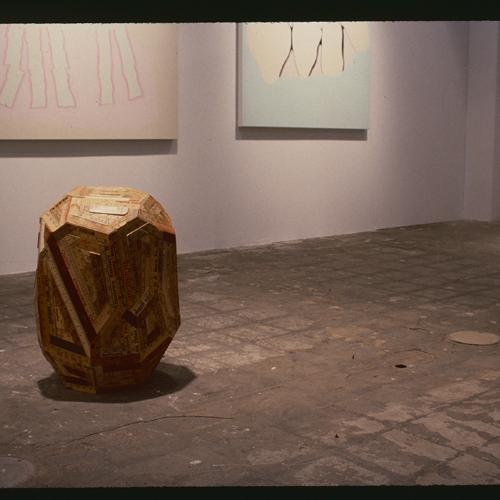 Photographic Materials depicts: artworks displayed in gallery