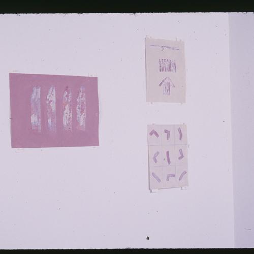 Photographic Materials depicts: artworks installed in gallery