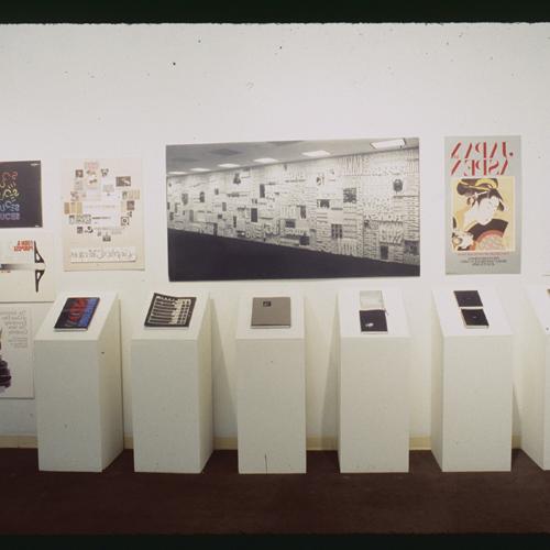 Photographic Materials depicts: artworks installed in gallery