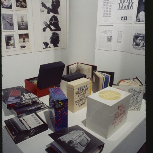 Photographic Materials depicts: artworks installed in gallery