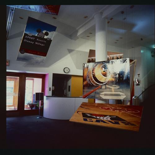Photographic Materials depicts: artworks installed in gallery