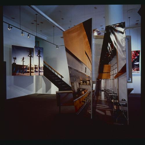 Photographic Materials depicts: artworks installed in gallery