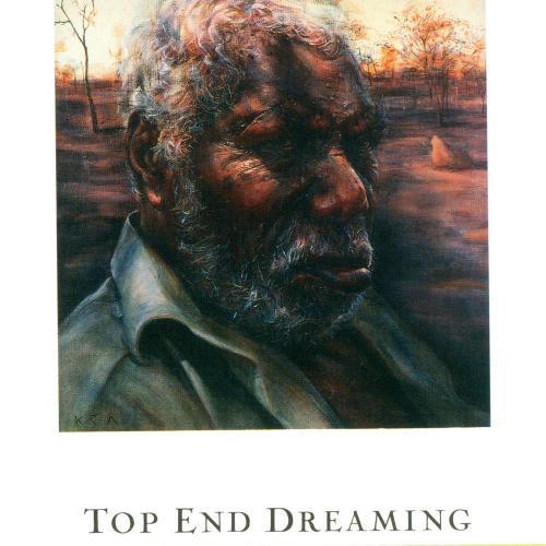 Prints depicts: A portrait of an aboriginal Australian man