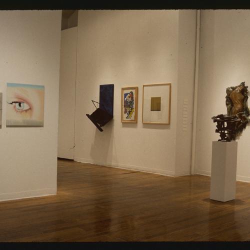Photographic Materials depicts: artworks installed in gallery