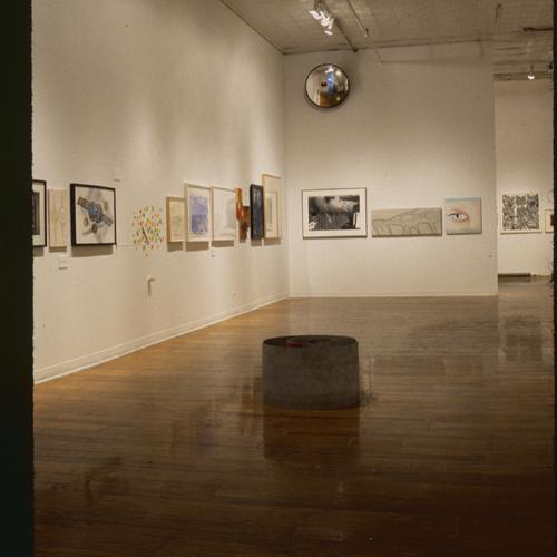 Photographic Materials depicts: artworks installed in gallery