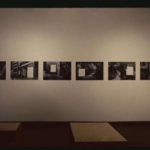 Photographic Materials depicts: artworks displayed in gallery
