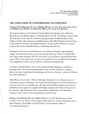 Press Releases depicts: typed press release