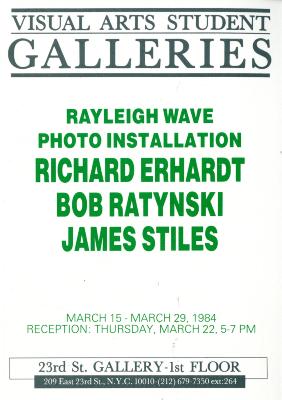 Announcements and invitations depicts: Exhibition announcement