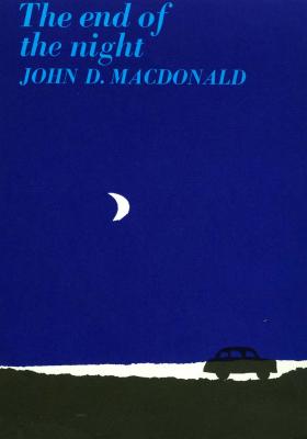 Book Covers depicts: A green silhouetted car drives alongside a dark blue sky with a crescent moon 