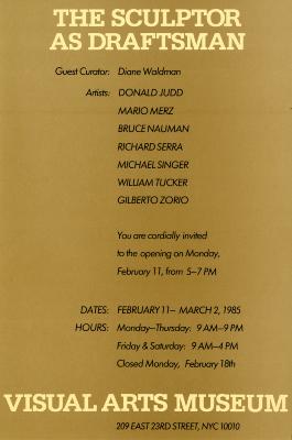 Announcements and invitations depicts: Exhibition announcement