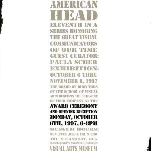 Announcements and invitations depicts: Back of announcement card with exhibition details