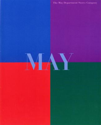 Booklet/Brochure depicts: Grid of a blue, purple, red and green box with "May" blue serif text in the middle of the cover.