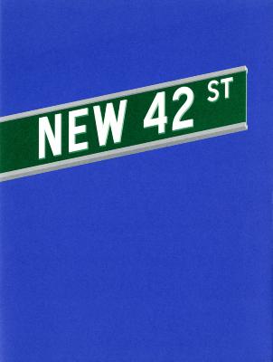 Letterheads/Stationery depicts: Illustration of the New 42nd Street sign. 