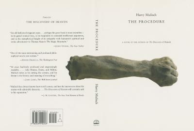 Book Covers depicts: Sculpted arm with the hand in a fist, punching across the page