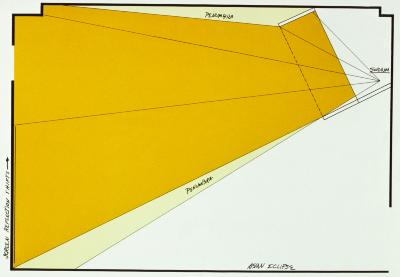 Posters depicts: Yellow diagram of artwork