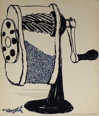 Posters depicts: Drawing of pencil sharpener