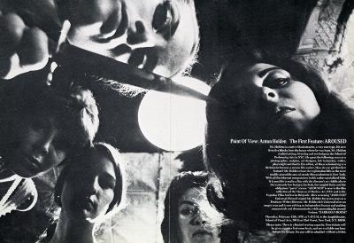 Posters depicts: camera looking up into the faces of five young adults