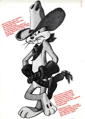 Posters depicts: Bugs Bunny with a cowboy hat and holster