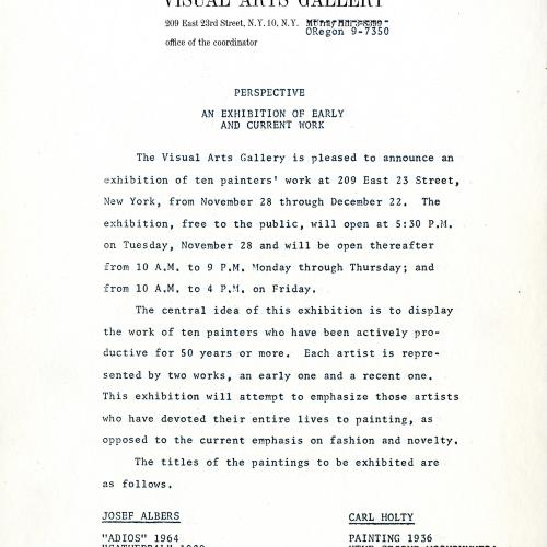 Press Releases depicts: typed press release