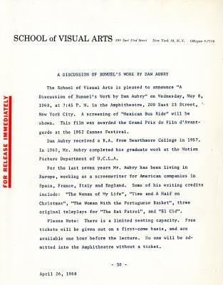 Press Releases depicts: typed press release