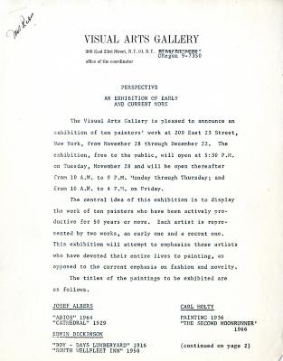Press Releases depicts: typed press release