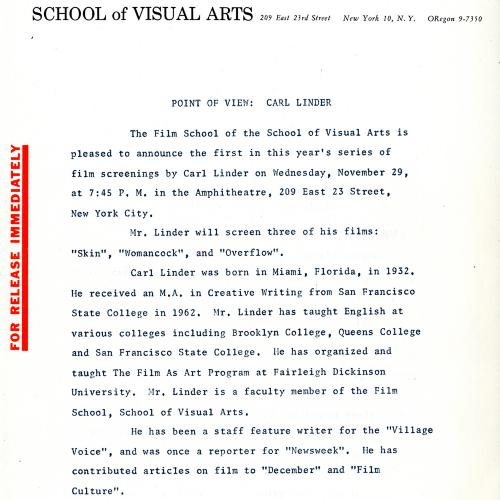 Press Releases depicts: typed description of event