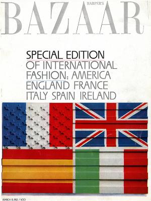 Serial Publications depicts: The French, British, Spanish, and Italian flags sculpted out of some three dimensional material
