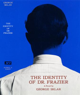 Book Covers depicts: The back of a man's head with his skin tinted blue, over a blue background